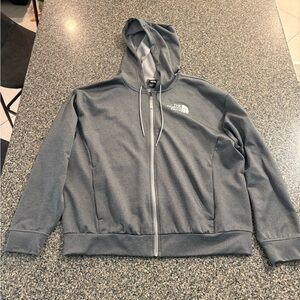 The North Face Charcoal Full-Zip Hoodie